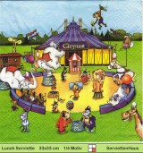 Im Zirkus - 1 Lunch Serviette